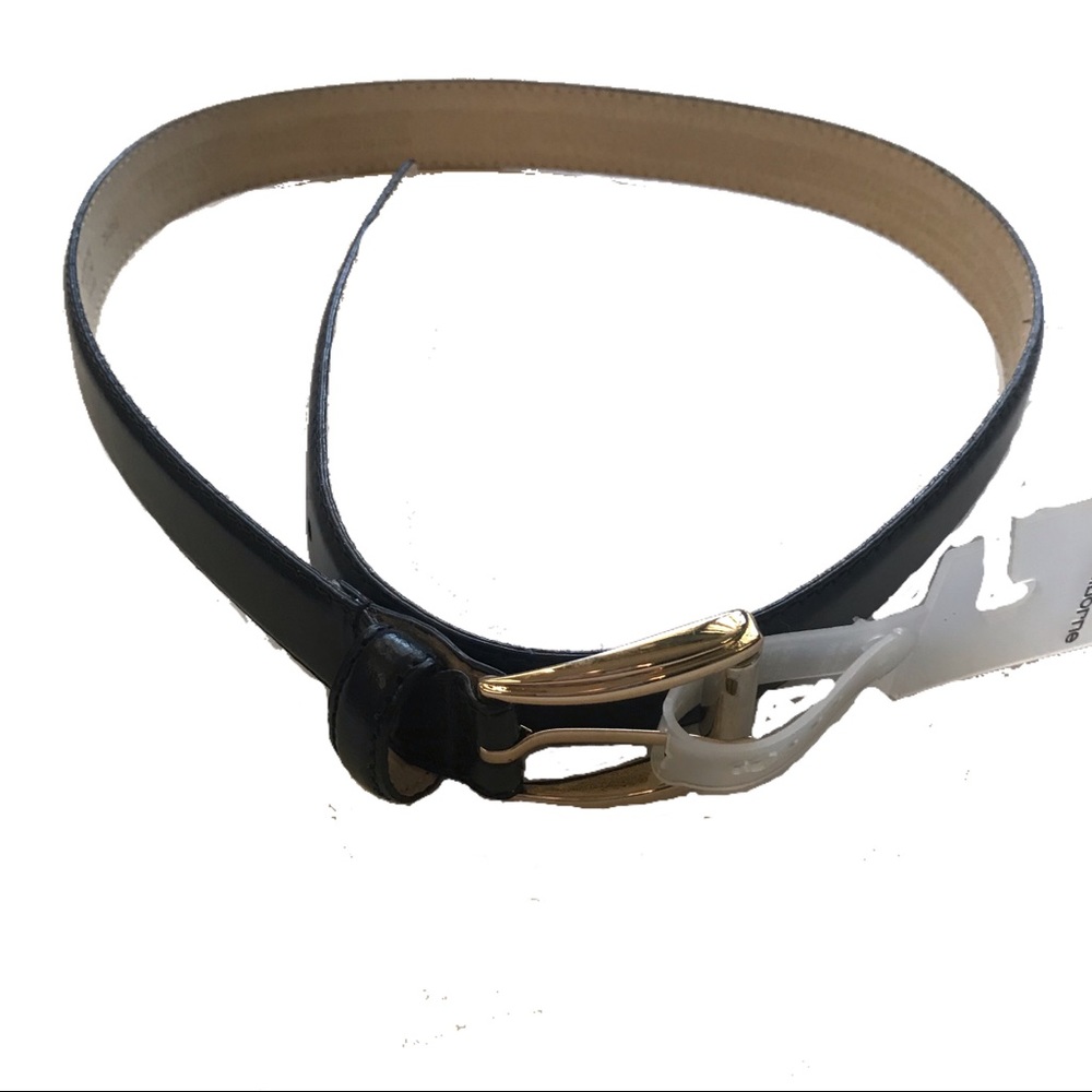 Liz Claiborne Belt Black Leather NWT Size Small